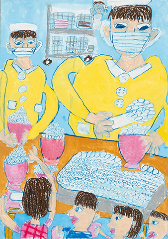 「ほかほかのおいしいごはんをどうぞ」