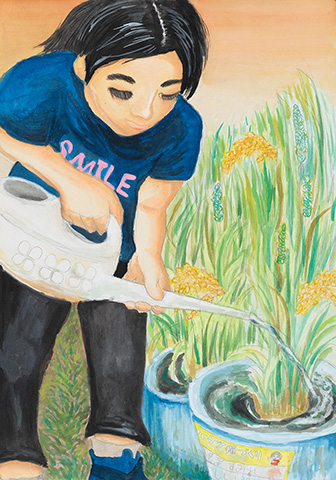 「小さな田んぼ」