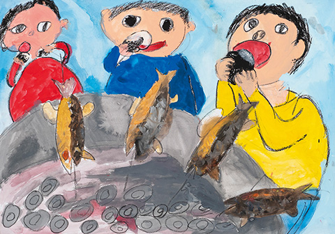 「おなかいっぱい」