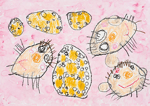 「パパとママとれおちゃんと納豆巻き食べたの～♡」