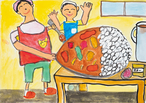 「カレーができたよ！」