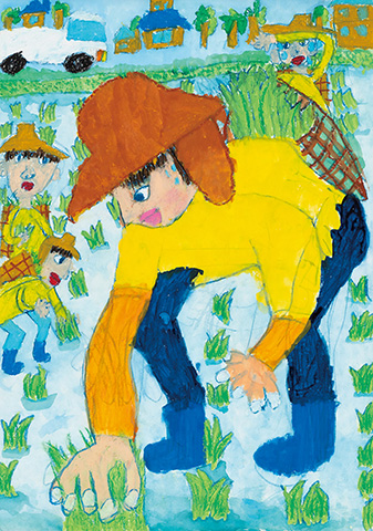 「おいしいお米になりますように」