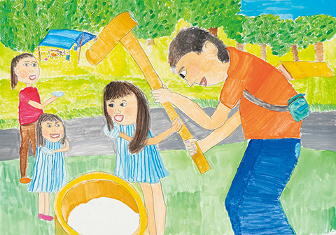 「おもちつき」