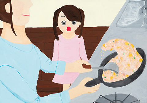 「お母さんすごーい」