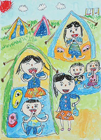 「みんなでキャンプ」