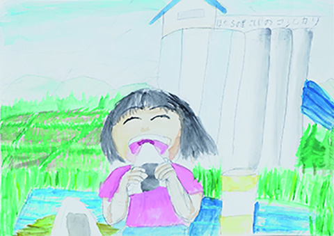 「越路の田んぼ」