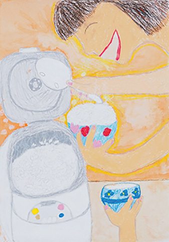 「大もりで「いただきます！」」