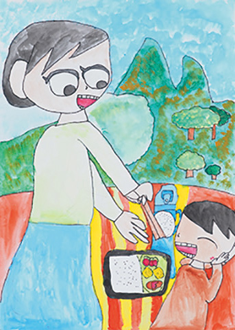 「ごはんを楽しく、大事に食べよう。」