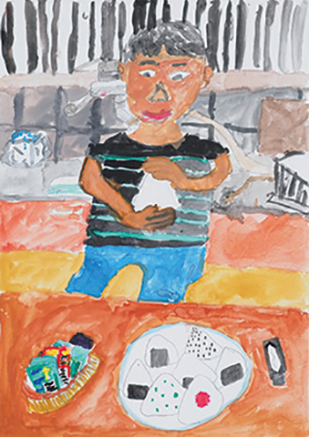 「おにぎり、たくさんにぎるぞ！」