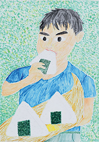 「コシヒカリはおにぎりが一番」