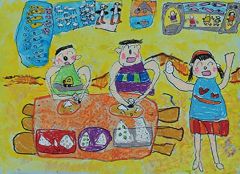 うみがたり水族館に行っておいしいご飯を食べてきたよ