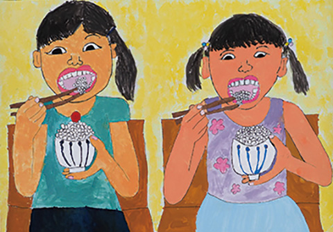 おいしいおいしいおじいちゃんのお米