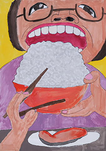 お米はとってもおいしいな