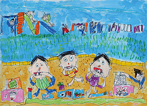 みんなで遠足‼おいしいお弁当‼