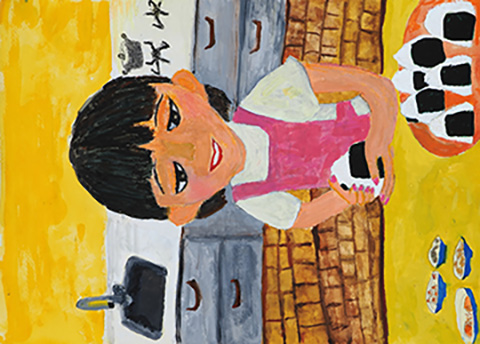 おにぎりたくさんできました