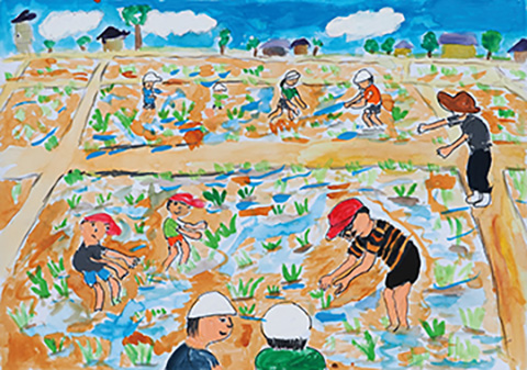 楽しかった田植え