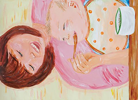 赤ちゃんとお母さんの温かい時間