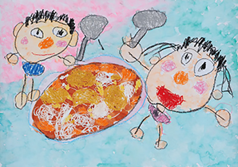 パパが作ったカレーライス　サイコ～～！