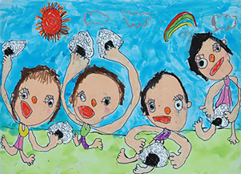 おにぎりおいしいね