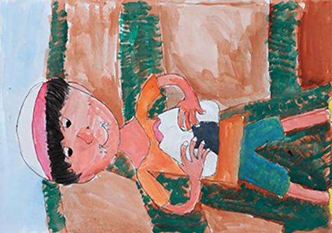 とれたてお米でおししいね