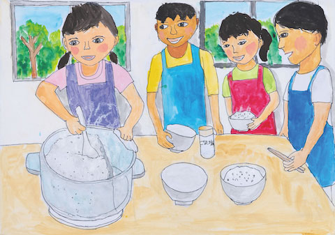 久しぶりの家庭科調理