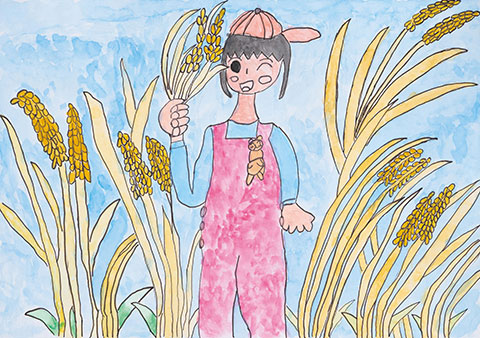 がんばってつくったおこめ