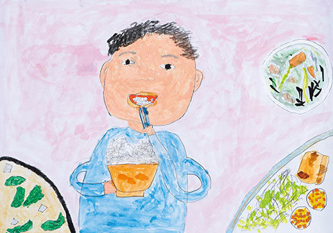 ごはんがおいしかったよ