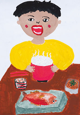 いのちを　いただきます