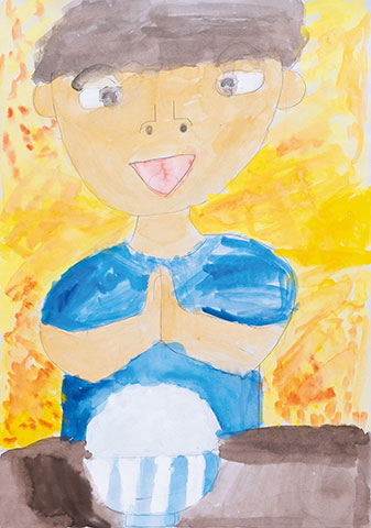 おいしいご飯いただきます！