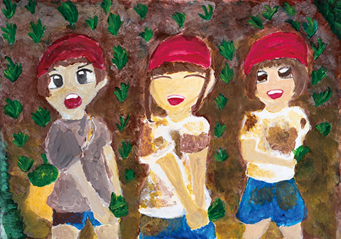 おいしいお米育つといいな