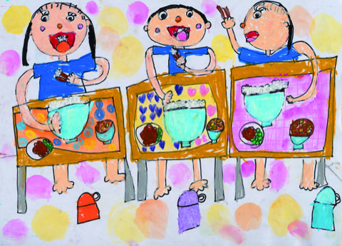 楽しい給食の時間