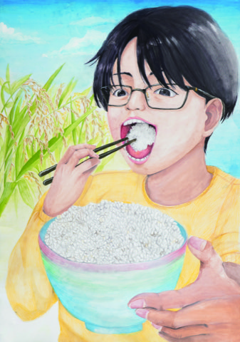 新米はおかずいらず