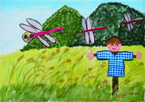 日本の田園風景